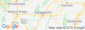 Paragould map